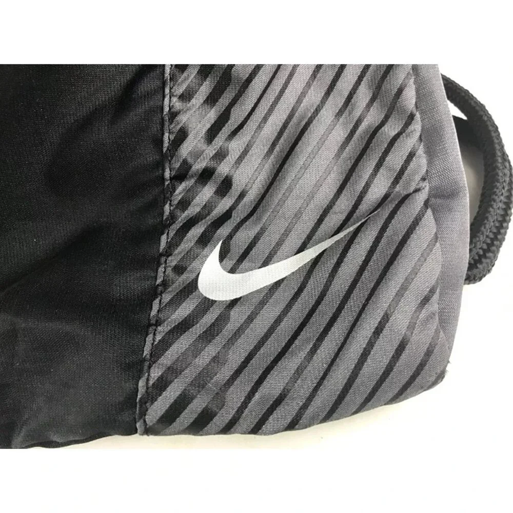 Nike‎ Drawstring Polyester Gym Sack Pack Black/Gray Backpack